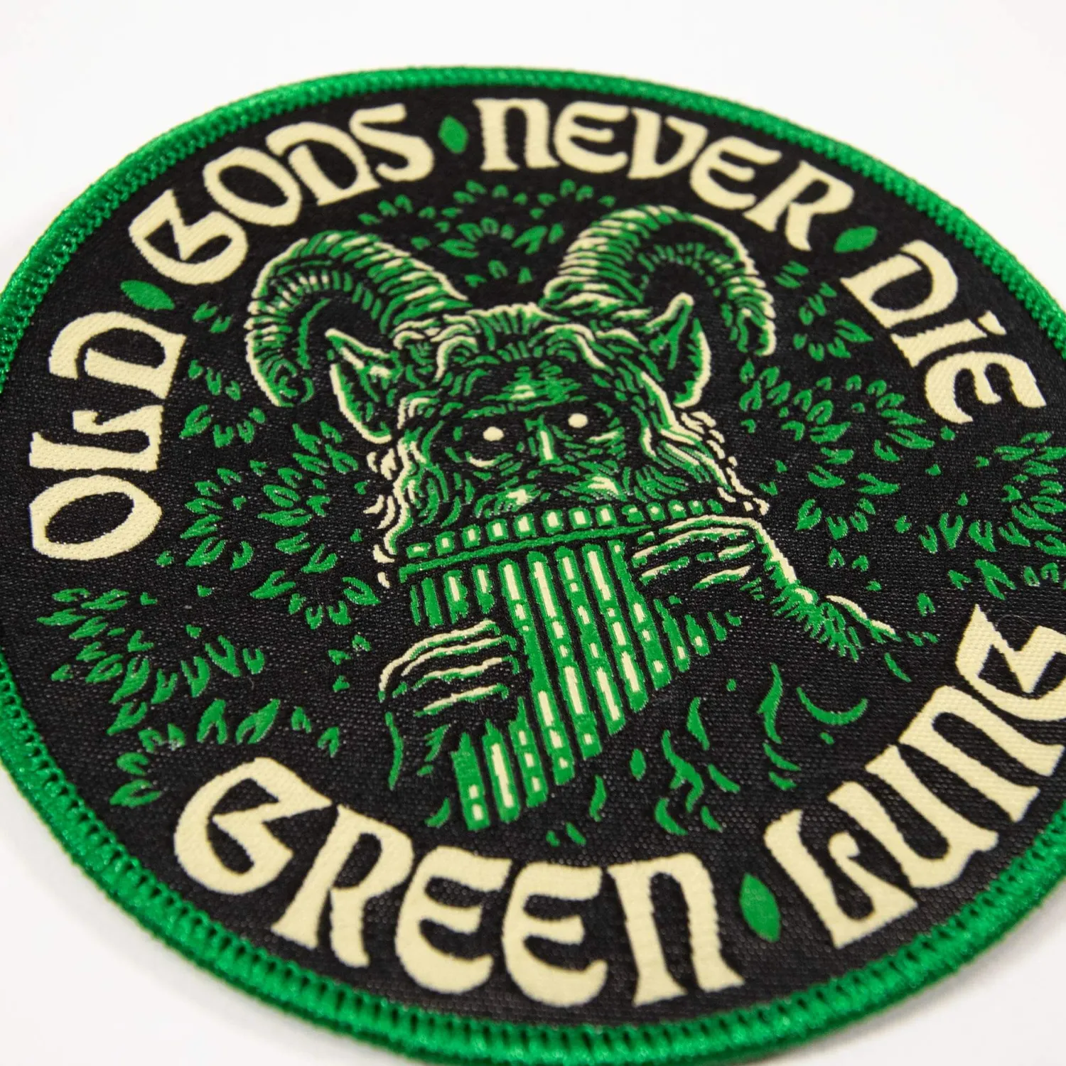 Green Lung Old Gods Never Die tygmärke