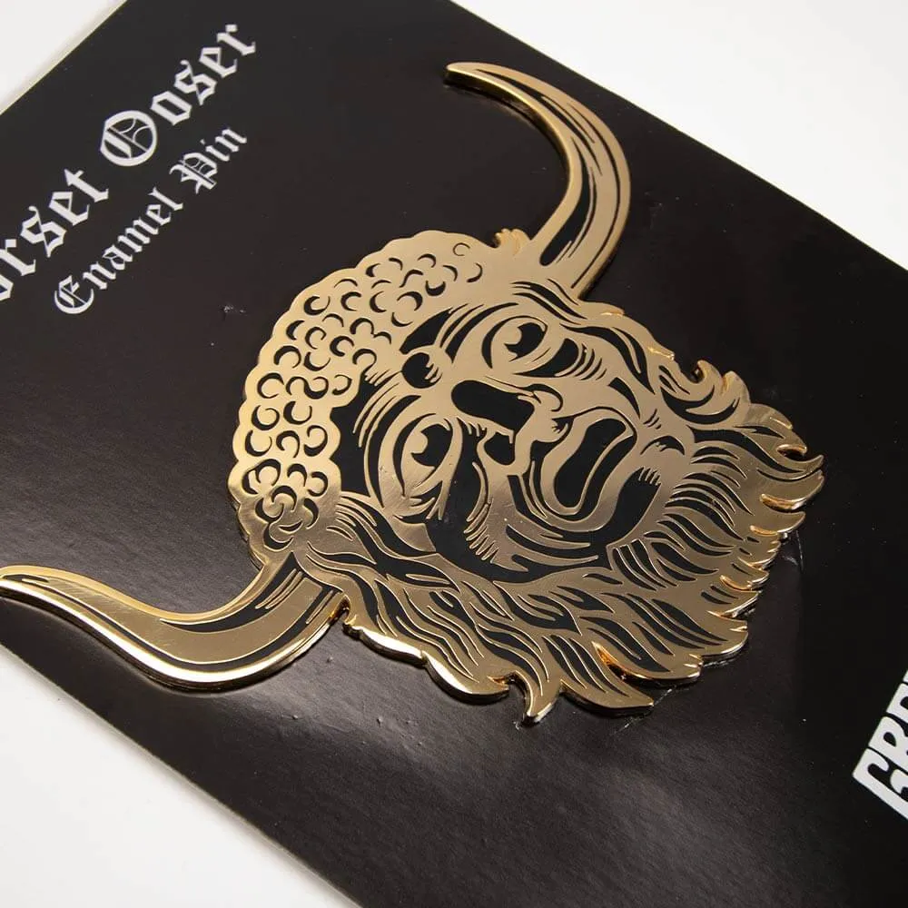 Green Lung Giant Ooser pin emalj med kort