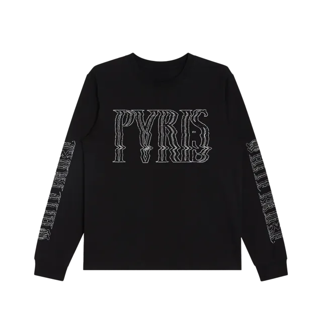 PVRIS White Noise 10th Anniversary Logo Tour Tee långärmad