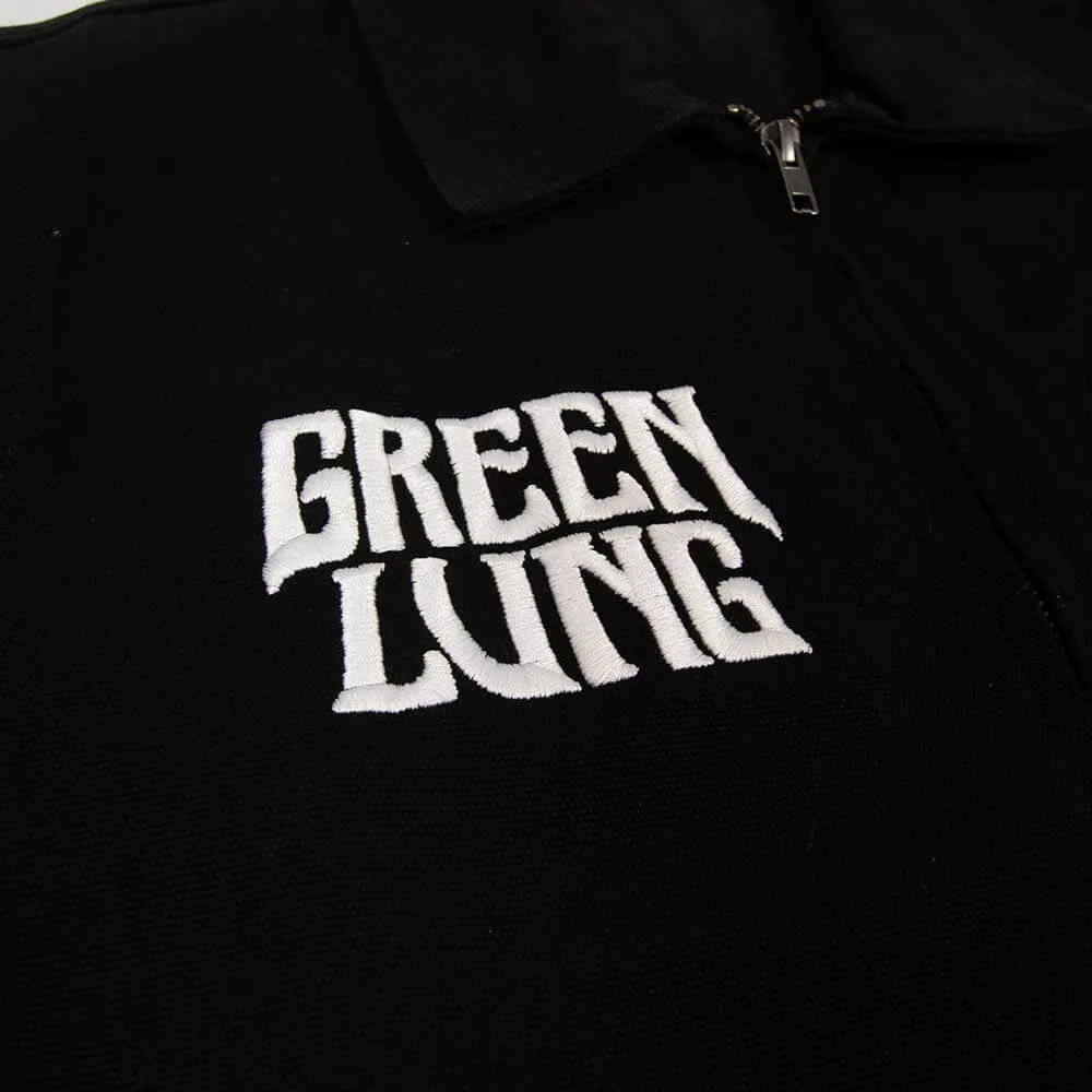 Green Lung Goatwizard jacka svart canvas broderad