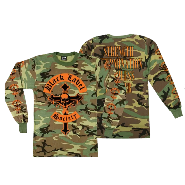 Zakk Wylde Mafia Camo långärmad tröja camo