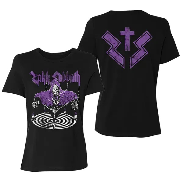 Zakk Wylde Reaper dam t-shirt svart officiell merch