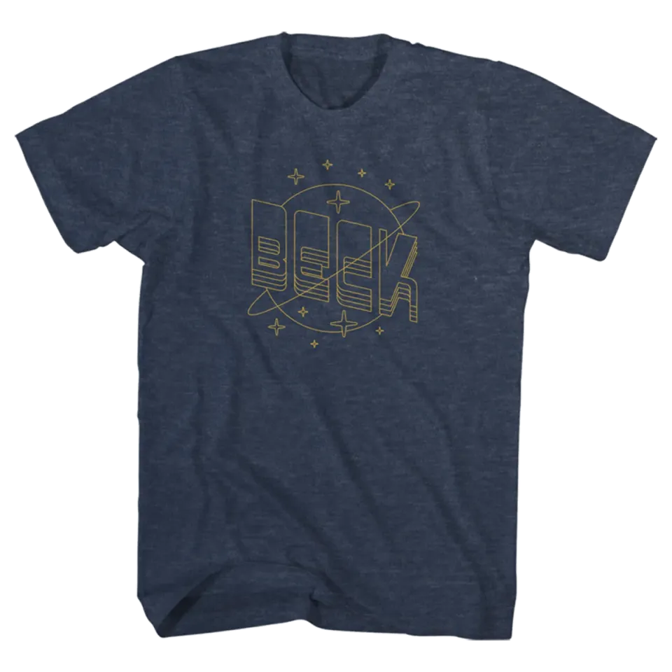 Beck Stars Above t-shirt heather navy bomull