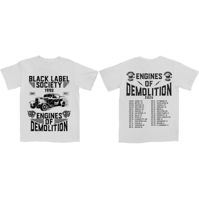 Zakk Wylde Hot Rod t-shirt svart tryck fram