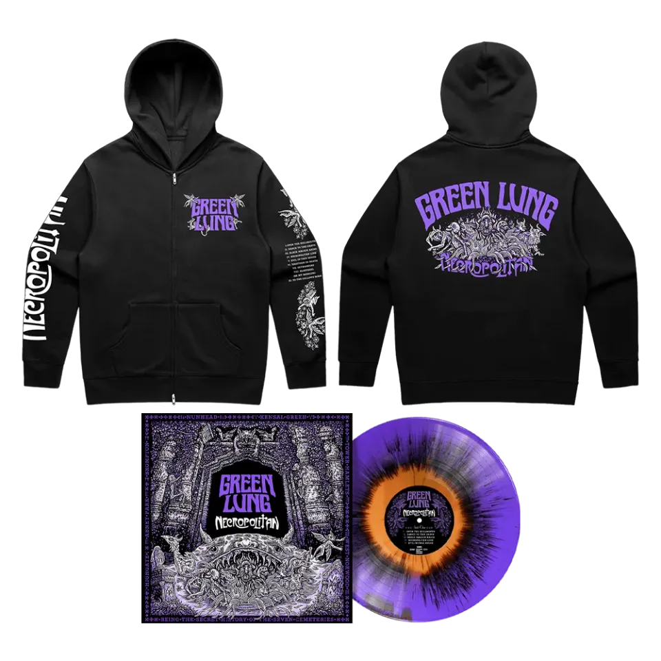 Green Lung Necropolitan ziphoodie bundle vinyl Graveyard S