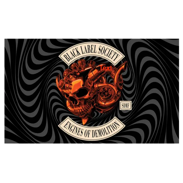 Zakk Wylde EoD Wall Flag väggflagga turné