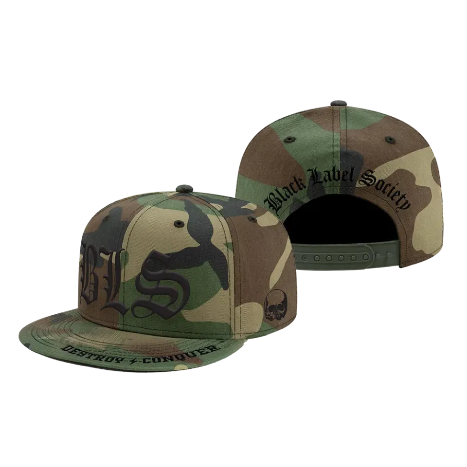 Zakk Wylde Engines of Demolition keps snapback camo