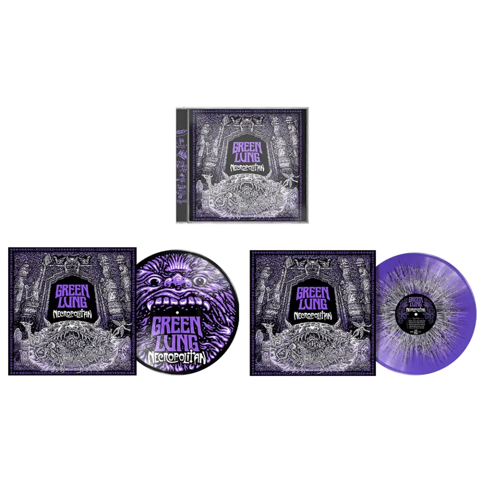 Green Lung Necropolitan signerat musikbundle vinyl+CD