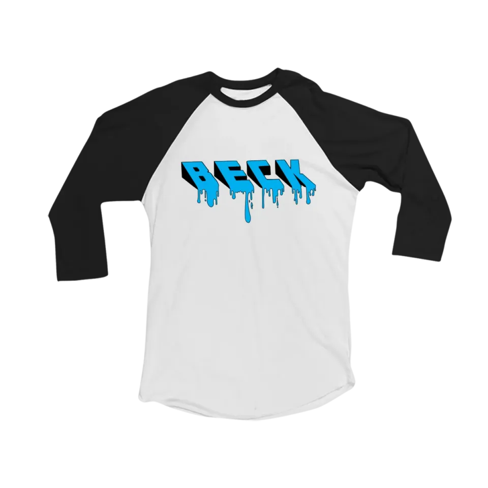 Beck Drip 3/4 Sleeve t-shirt bomull svart