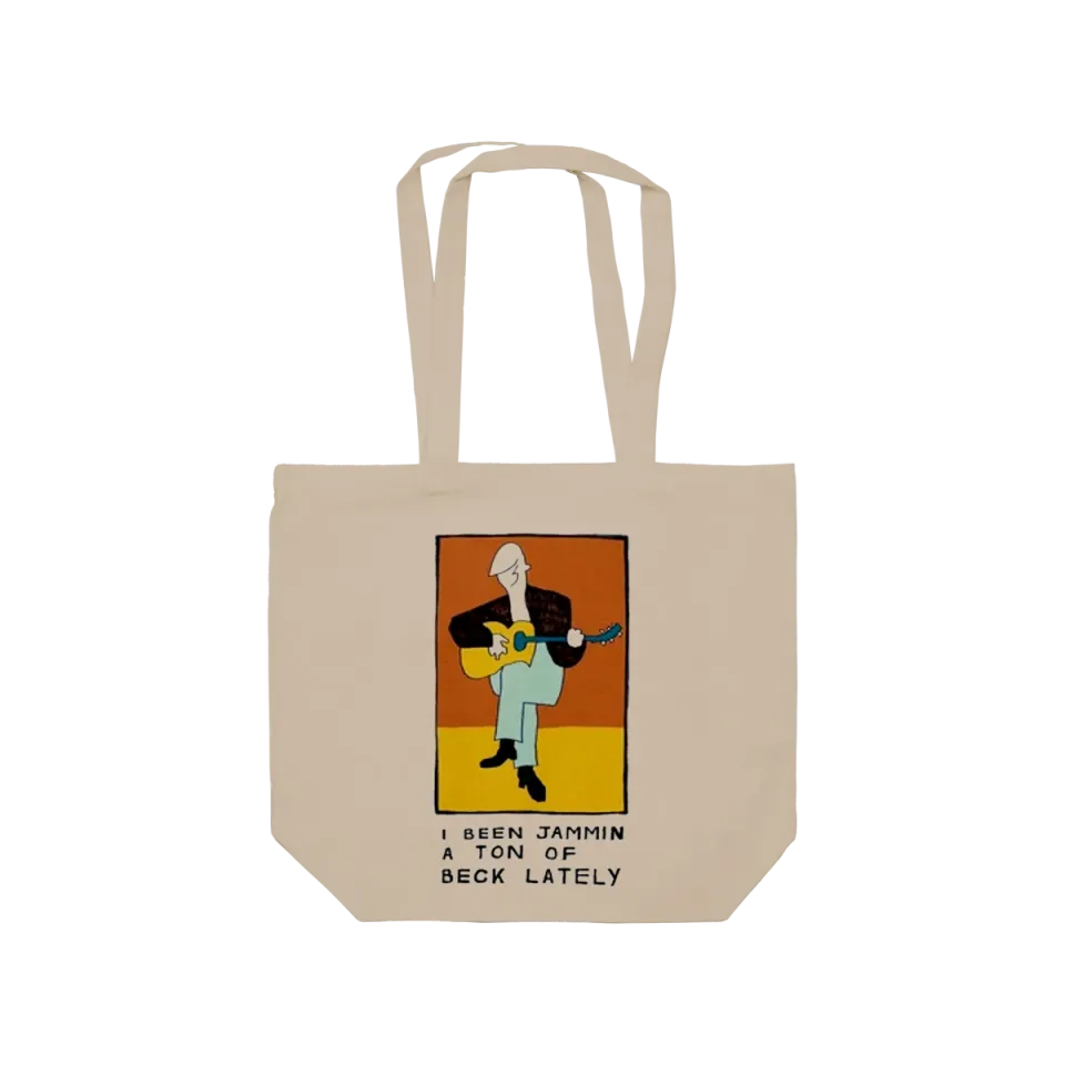 Beck Jammin Tote tygpåse natur stor