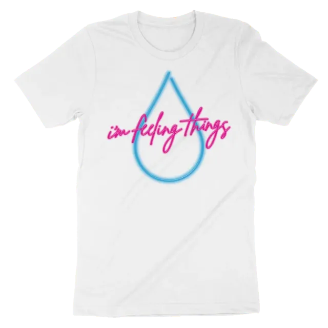 Ingrid Andress Feeling Things t-shirt vit neon