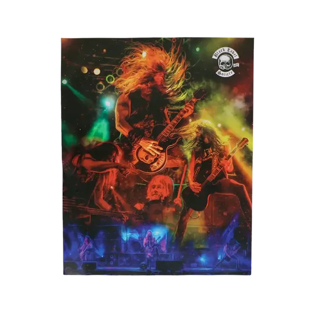 Zakk Wylde Color poster band färg tryck