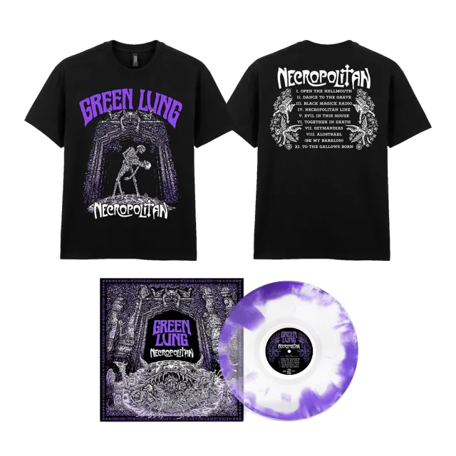 Green Lung Necropolitan T-shirt + vinylpaket Ectoplasm