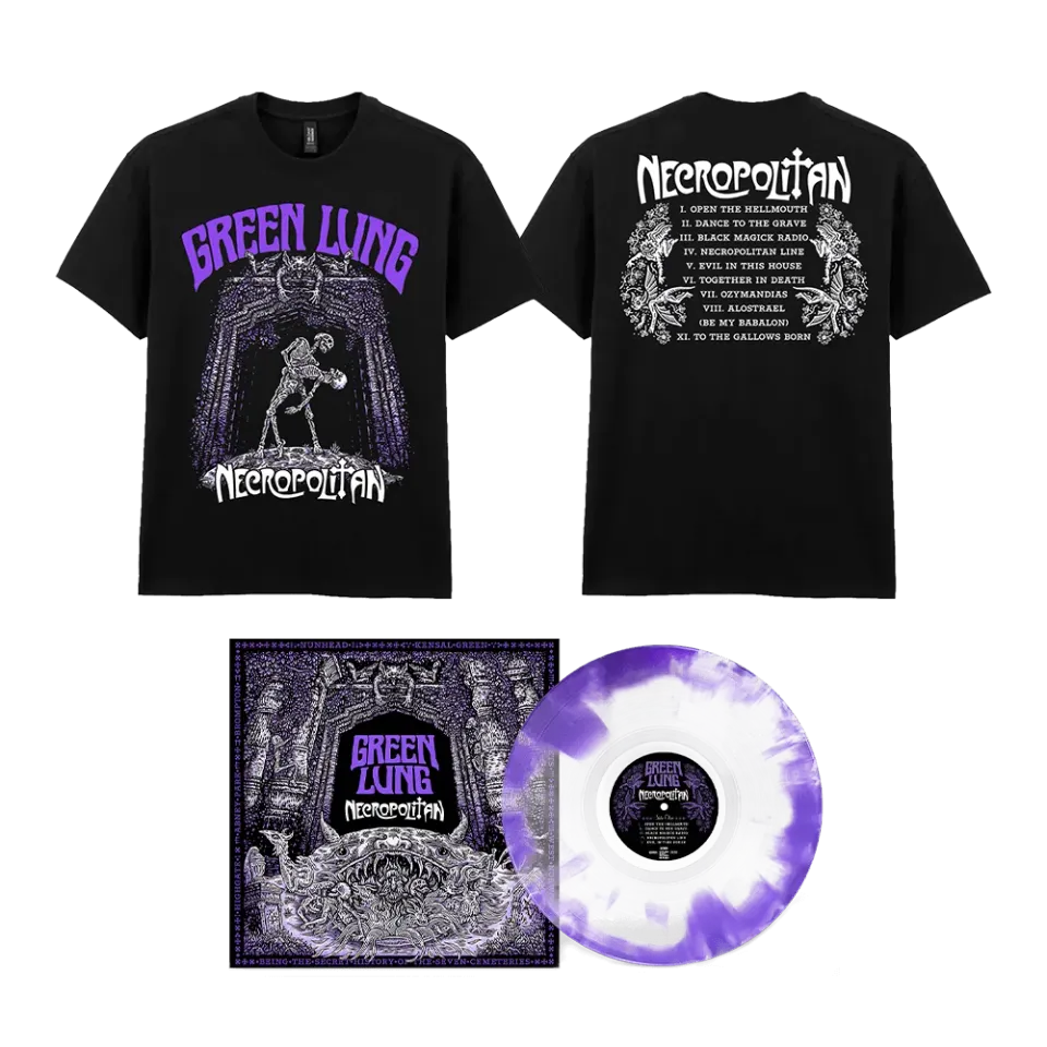 Green Lung Necropolitan T-shirt + vinylpaket Ectoplasm