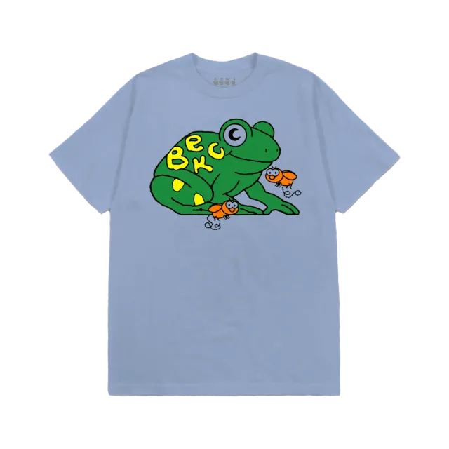 Beck Frog Tee t-shirt blå 100% bomull