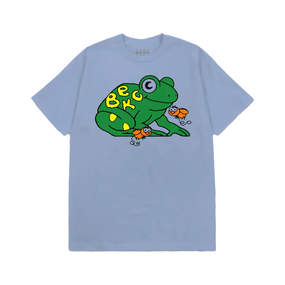 Beck Frog Tee t-shirt blå 100% bomull