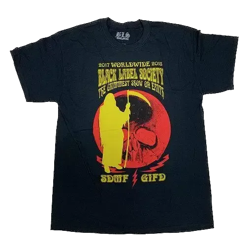 Zakk Wylde Grimmest Show t-shirt svart turné