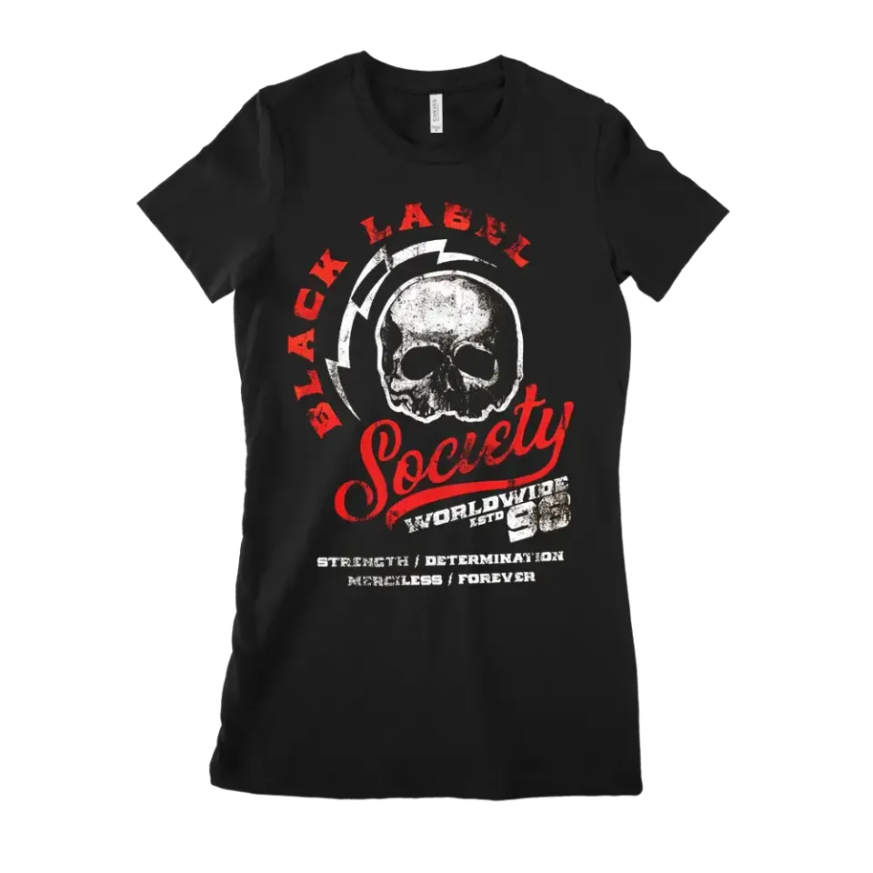 Zakk Wylde Ladies Bolt Script t-shirt dam svart