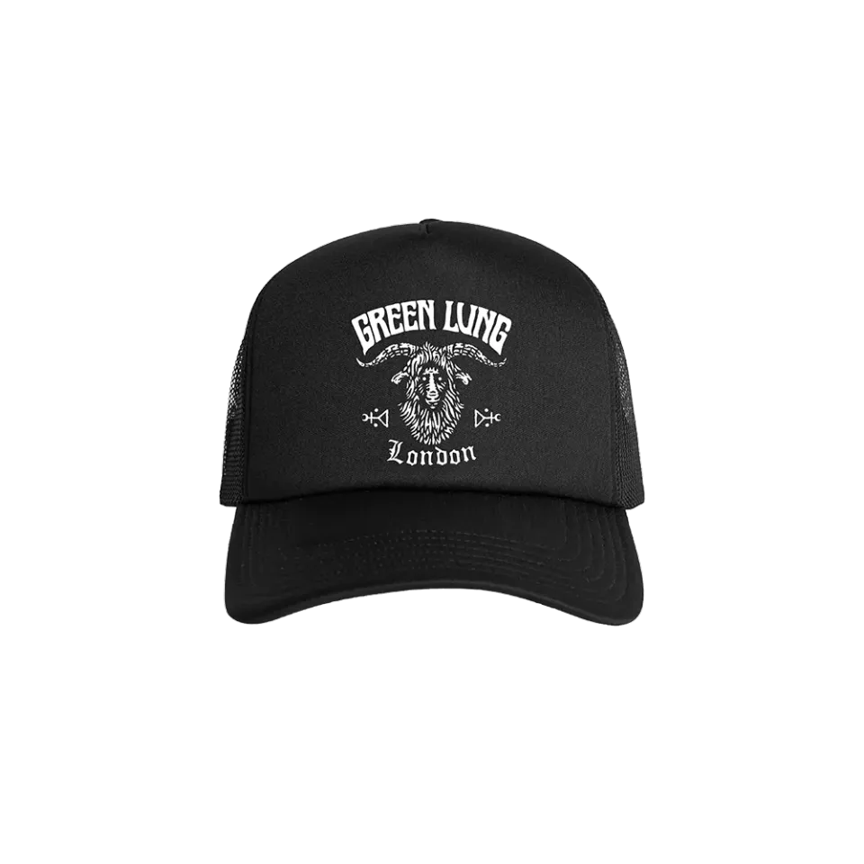 Green Lung Goatwizard truckerkeps svart mesh