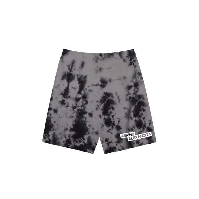 Asking Alexandria Custom Dyed fleece shorts custom dye