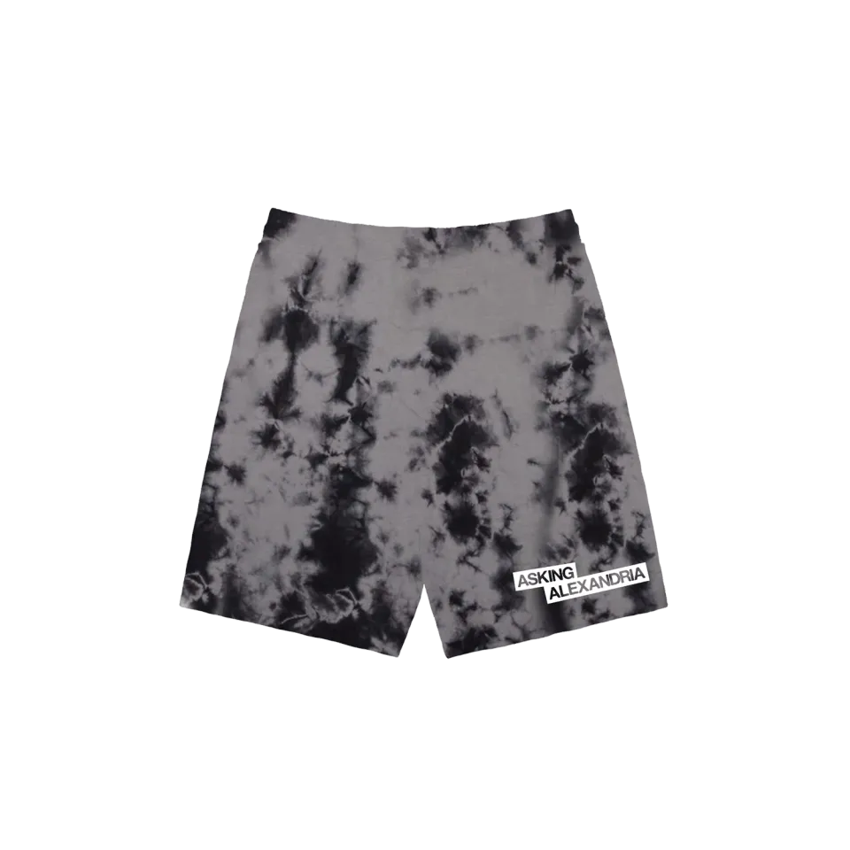 Asking Alexandria Custom Dyed fleece shorts custom dye