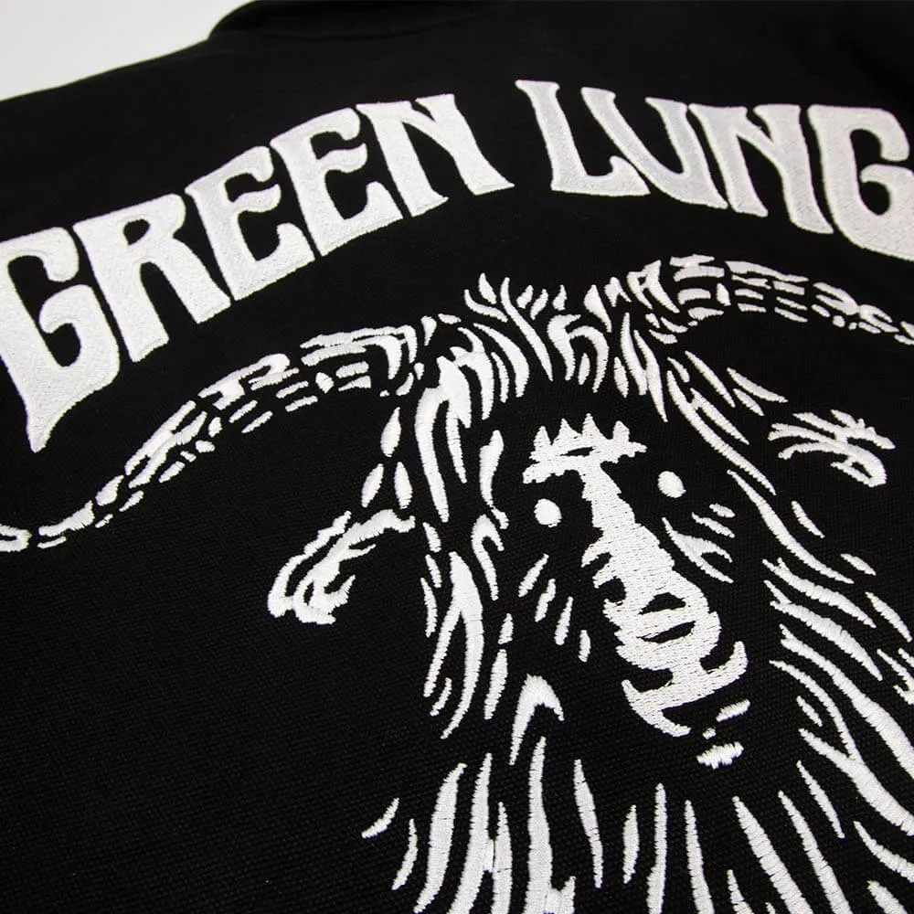 Green Lung Goatwizard jacka svart canvas broderad