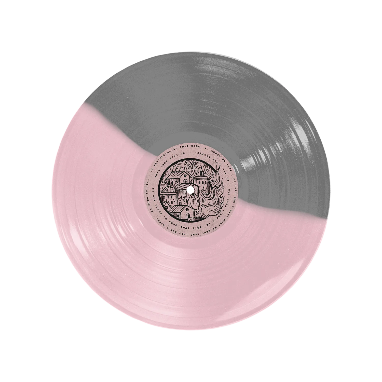 Asking Alexandria Like a House on Fire vinyl halv rosa 2LP