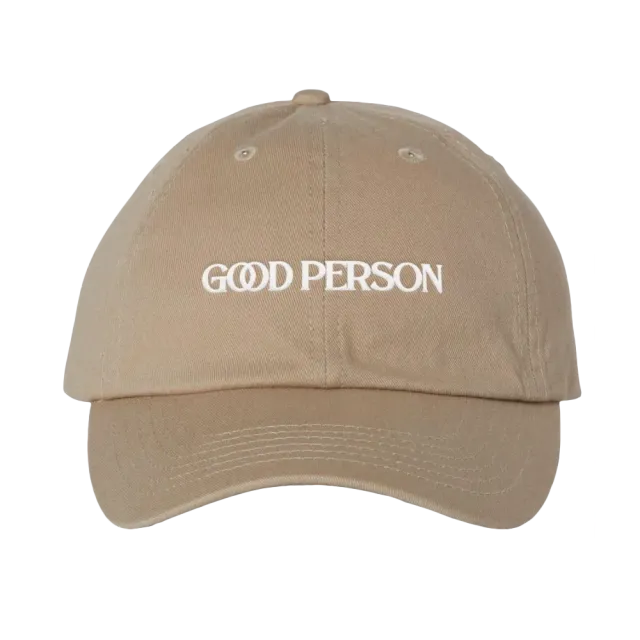 Ingrid Andress Good Person keps khaki broderad