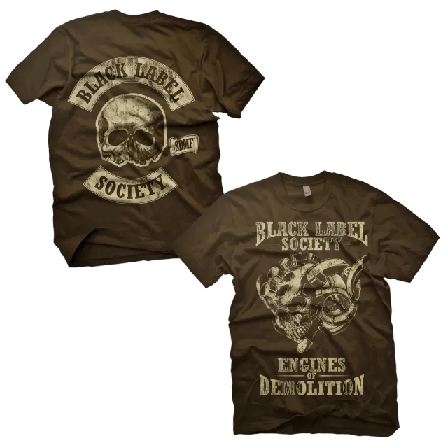 Zakk Wylde Engines of Demolition October t-shirt tryck