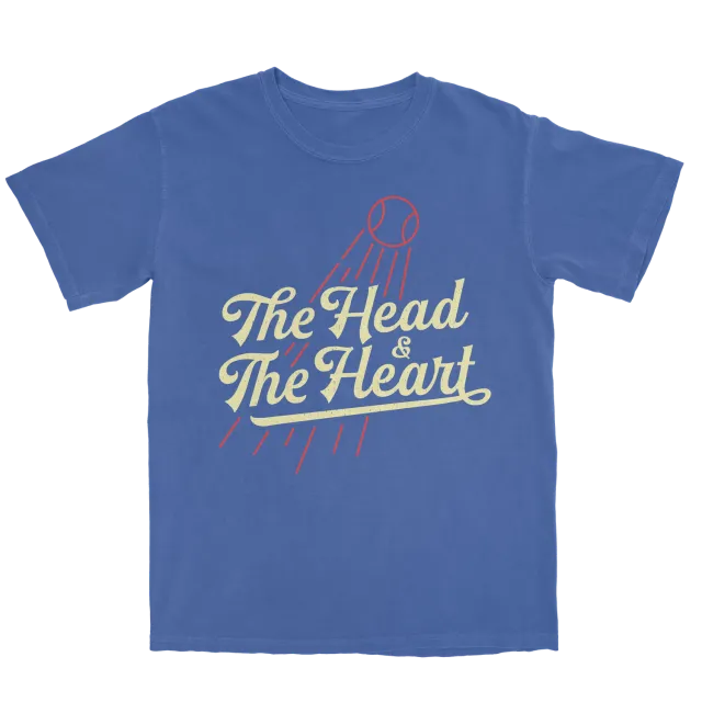 The Head and the Heart CA Fire Relief t-shirt kungsblå