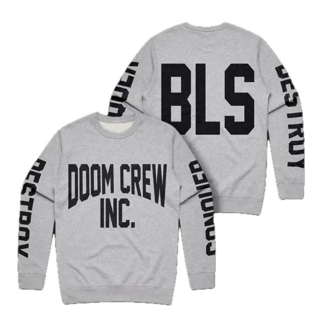 Zakk Wylde Doom Crew sweatshirt grå S-3XL